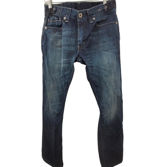 Levis‎ 514 Slim Straight Leg Dark Blue Denim Mens Jeans size 32x32 - Picture 1 of 16